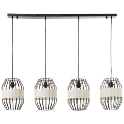 Brilliant Leuchten Slope Pendelleuchte Schwarz, 4-flammig -Lampe Verkäufe brilliant leuchten slope pendelleuchte 99480 76 5