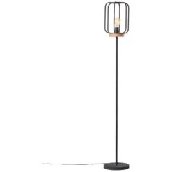 Brilliant Leuchten Tosh Stehlampe Naturfarben, Schwarz, 1-flammig -Lampe Verkäufe brilliant leuchten tosh stehlampe 93145 66 2