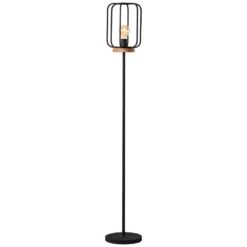 Brilliant Leuchten Tosh Stehlampe Naturfarben, Schwarz, 1-flammig -Lampe Verkäufe brilliant leuchten tosh stehlampe 93145 66 4