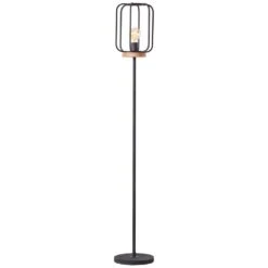 Brilliant Leuchten Tosh Stehlampe Naturfarben, Schwarz, 1-flammig -Lampe Verkäufe brilliant leuchten tosh stehlampe 93145 66 5
