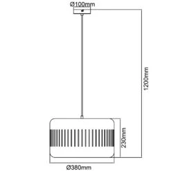 Brilliant Tyas Pendelleuchte Schwarz, 1-flammig -Lampe Verkäufe brilliant tyas pendelleuchte 99799 86 8