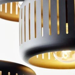 Brilliant Tyas Pendelleuchte Schwarz, 3-flammig -Lampe Verkäufe brilliant tyas pendelleuchte 99801 86 5