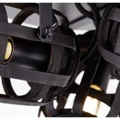 Brilliant Woodrow Deckenleuchte Schwarz, 3-flammig -Lampe Verkäufe brilliant woodrow deckenleuchte 99403 76 2