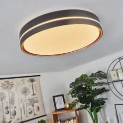 Cachalot Deckenleuchte LED Kupferfarben, Schwarz, 1-flammig, Fernbedienung, Farbwechsler -Lampe Verkäufe cachalot deckenleuchte h3550373 12