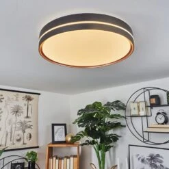 Cachalot Deckenleuchte LED Kupferfarben, Schwarz, 1-flammig, Fernbedienung, Farbwechsler -Lampe Verkäufe cachalot deckenleuchte h3550373 6