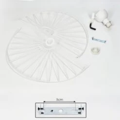 Cacor Deckenleuchte Weiß, 1-flammig -Lampe Verkäufe cacor deckenleuchte h3686126 4