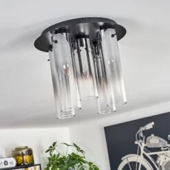 Caimitte Deckenleuchte Schwarz, 5-flammig -Lampe Verkäufe caimitte deckenleuchte h3685198 11