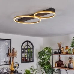 Cajean Deckenleuchte LED Schwarz, 2-flammig -Lampe Verkäufe cajean deckenleuchte h3700303 10