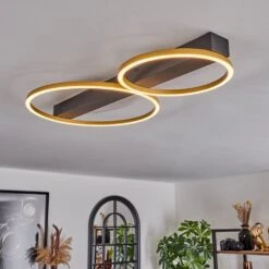 Cajean Deckenleuchte LED Schwarz, 2-flammig -Lampe Verkäufe cajean deckenleuchte h3700303 6