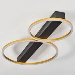 Cajean Deckenleuchte LED Schwarz, 2-flammig -Lampe Verkäufe cajean deckenleuchte h3700303 7