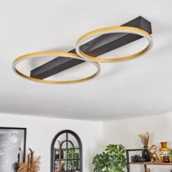 Cajean Deckenleuchte LED Schwarz, 2-flammig -Lampe Verkäufe cajean deckenleuchte h3700303 9