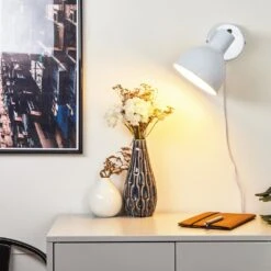 Caney Wandleuchte Chrom, Weiß, 1-flammig -Lampe Verkäufe caney wandleuchte h3414132 6