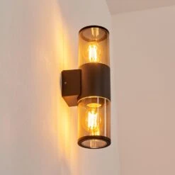 Caragua Außenwandleuchte Anthrazit, 2-flammig -Lampe Verkäufe caragua aussenwandleuchte h3612637 6