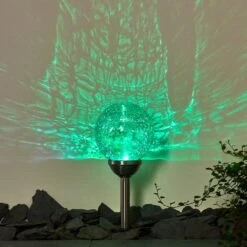 Carbonia Solar-Wegeleuchte LED Silber, 2-flammig, Farbwechsler -Lampe Verkäufe carbonia solar wegeleuchte h3327807 11