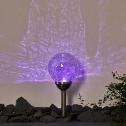 Carbonia Solar-Wegeleuchte LED Silber, 2-flammig, Farbwechsler -Lampe Verkäufe carbonia solar wegeleuchte h3327807 12