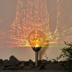 Carbonia Solar-Wegeleuchte LED Silber, 2-flammig, Farbwechsler -Lampe Verkäufe carbonia solar wegeleuchte h3327807 6