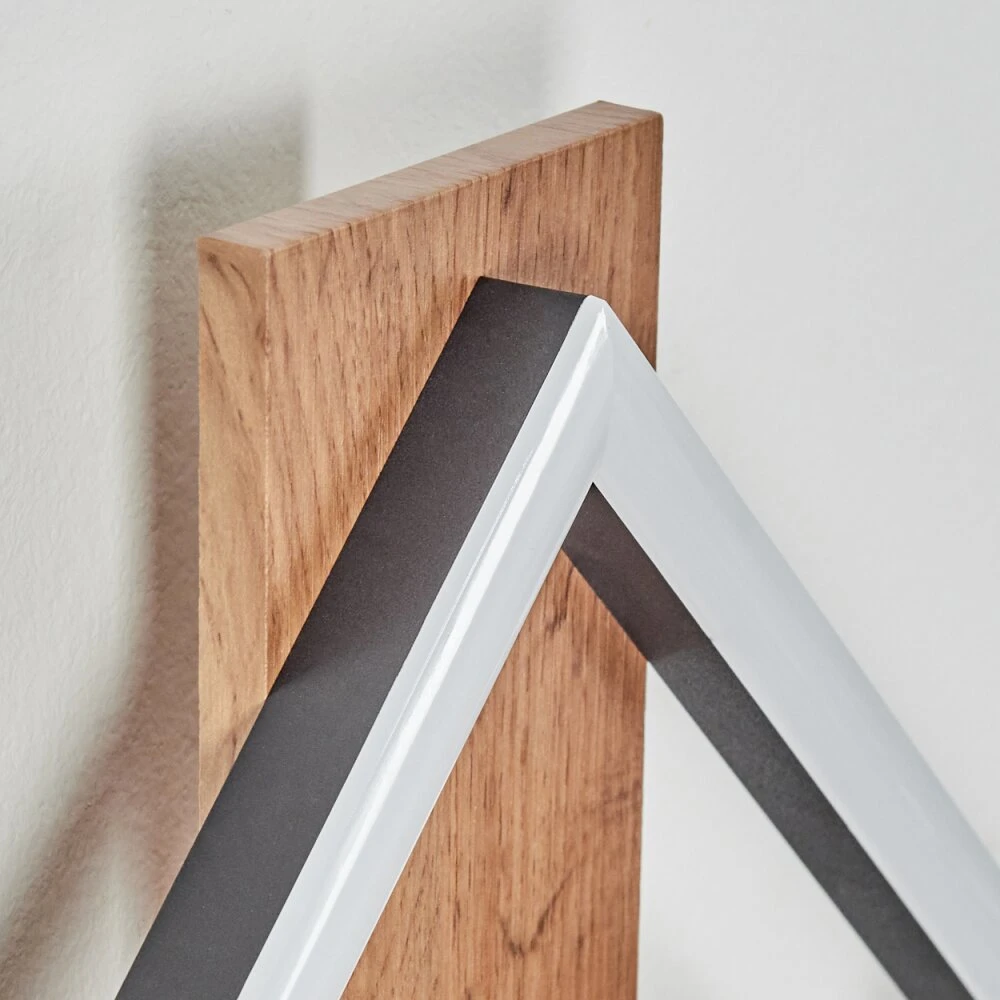 Cascade Wandleuchte LED Braun, Holzoptik, Schwarz, 1-flammig 5 Cascade Wandleuchte LED Braun, Holzoptik, Schwarz, 1-flammig – Bild 3