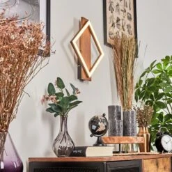 Cascade Wandleuchte LED Braun, Holzoptik, Schwarz, 1-flammig 18 Cascade Wandleuchte LED Braun, Holzoptik, Schwarz, 1-flammig -Lampe Verkäufe cascade wandleuchte h3710845 6