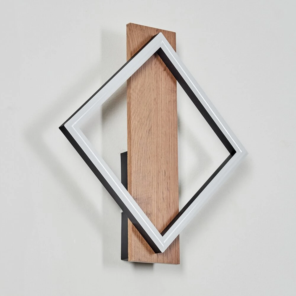 Cascade Wandleuchte LED Braun, Holzoptik, Schwarz, 1-flammig 10 Cascade Wandleuchte LED Braun, Holzoptik, Schwarz, 1-flammig – Bild 8