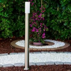 Caserta Aussenstehleuchte Edelstahl, 1-flammig, Bewegungsmelder -Lampe Verkäufe caserta aussenstehleuchte h161853 9