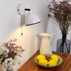 Catharine Wandleuchte Weiß, 1-flammig -Lampe Verkäufe catharine wandleuchte h3385845 14