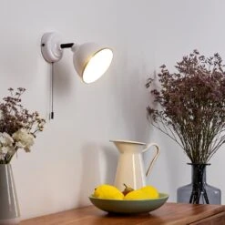 Catharine Wandleuchte Weiß, 1-flammig -Lampe Verkäufe catharine wandleuchte h3385845 7