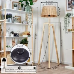 Cavaca Stehleuchte 45 Cm Naturfarben, 1-flammig 18 Cavaca Stehleuchte 45 Cm Naturfarben, 1-flammig -Lampe Verkäufe cavaca stehleuchte 45 cm h3810644 3