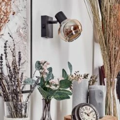 Cevio Wandleuchte Schwarz, 1-flammig -Lampe Verkäufe cevio wandleuchte h3692486 13