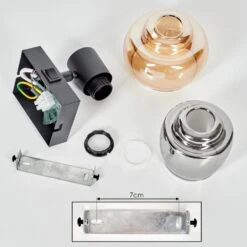 Cevio Wandleuchte Schwarz, 1-flammig -Lampe Verkäufe cevio wandleuchte h3692486 4