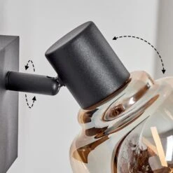 Cevio Wandleuchte Schwarz, 1-flammig -Lampe Verkäufe cevio wandleuchte h3692486 5