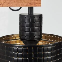 Chabian Tischleuchte Braun, Holzoptik, Schwarz, 1-flammig -Lampe Verkäufe chabian tischleuchte h3637753 2