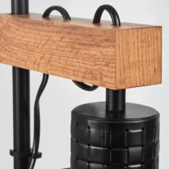 Chabian Tischleuchte Braun, Holzoptik, Schwarz, 1-flammig -Lampe Verkäufe chabian tischleuchte h3637753 5