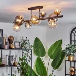 Chehalis Deckenleuchte Glas 10 Cm, 12 Cm, 15 Cm Bernsteinfarben, Klar, Rauchfarben, 10-flammig -Lampe Verkäufe chehalis deckenleuchte glas 10 cm 12 cm 15 cm h3751961 6