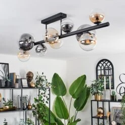 Chehalis Deckenleuchte Glas 10 Cm, 12 Cm, 15 Cm Bernsteinfarben, Klar, Rauchfarben, 10-flammig -Lampe Verkäufe chehalis deckenleuchte glas 10 cm 12 cm 15 cm h3751961 9