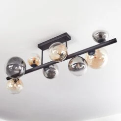 Chehalis Deckenleuchte Glas 10 Cm, 12 Cm, 15 Cm Bernsteinfarben, Klar, Rauchfarben, 8-flammig -Lampe Verkäufe chehalis deckenleuchte glas 10 cm 12 cm 15 cm h3839416 8