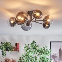 Chehalis Deckenleuchte Glas 10 Cm, 12 Cm, 15 Cm Klar, Rauchfarben, 6-flammig -Lampe Verkäufe chehalis deckenleuchte glas 10 cm 12 cm 15 cm h9026945 6