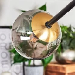 Chehalis Deckenleuchte Glas 10 Cm Gold, Schwarz, 8-flammig -Lampe Verkäufe chehalis deckenleuchte glas 10 cm h3743263 5