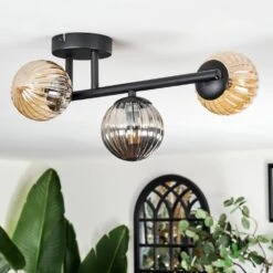 Chehalis Deckenleuchte Glas 10 Cm Bernsteinfarben, Rauchfarben, 3-flammig 23 Chehalis Deckenleuchte Glas 10 Cm Bernsteinfarben, Rauchfarben, 3-flammig -Lampe Verkäufe chehalis deckenleuchte glas 10 cm h3886724 9