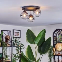 Chehalis Deckenleuchte Glas 12 Cm Klar, Rauchfarben, 3-flammig -Lampe Verkäufe chehalis deckenleuchte glas 12 cm h9027584 6