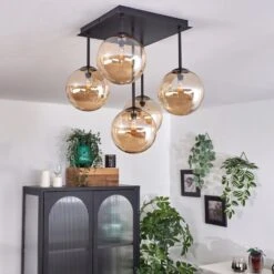 Chehalis Deckenleuchte Glas 15 Cm Bernsteinfarben, 5-flammig -Lampe Verkäufe chehalis deckenleuchte glas 15 cm h3739969 1