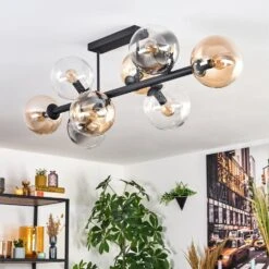 Chehalis Deckenleuchte Glas 15 Cm Bernsteinfarben, Klar, Rauchfarben, 8-flammig -Lampe Verkäufe chehalis deckenleuchte glas 15 cm h3871652 9