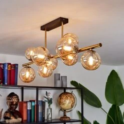 Chehalis Deckenleuchte LED Messing, Schwarz, 9-flammig -Lampe Verkäufe chehalis deckenleuchte h3582688 6