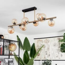 Chehalis Deckenleuchte LED Messing, Schwarz, 9-flammig -Lampe Verkäufe chehalis deckenleuchte h3582688 9