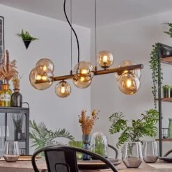 Chehalis Pendelleuchte Glas 10 Cm, 12 Cm, 15 Cm Bernsteinfarben, 8-flammig -Lampe Verkäufe chehalis pendelleuchte glas 10 cm 12 cm 15 cm h3839942 10