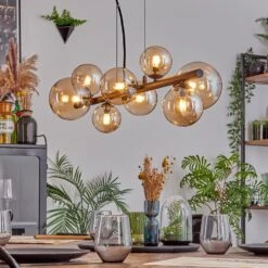 Chehalis Pendelleuchte Glas 10 Cm, 12 Cm, 15 Cm Bernsteinfarben, 8-flammig -Lampe Verkäufe chehalis pendelleuchte glas 10 cm 12 cm 15 cm h3839942 6