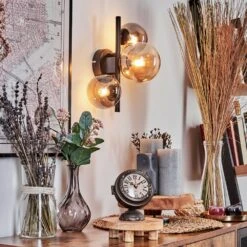 Chehalis Wandleuchte Glas 10, 12 Cm Bernsteinfarben, Rauchfarben, 3-flammig -Lampe Verkäufe chehalis wandleuchte glas 10 12 cm h3750629 8