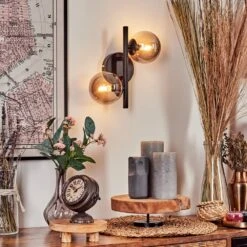 Chehalis Wandleuchte Glas 10 Cm Rauchfarben, 2-flammig 27 Chehalis Wandleuchte Glas 10 Cm Rauchfarben, 2-flammig -Lampe Verkäufe chehalis wandleuchte glas 10 cm h3729960 10