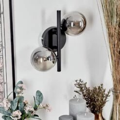 Chehalis Wandleuchte Glas 10 Cm Rauchfarben, 2-flammig 30 Chehalis Wandleuchte Glas 10 Cm Rauchfarben, 2-flammig -Lampe Verkäufe chehalis wandleuchte glas 10 cm h3729960 13