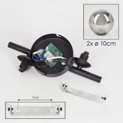 Chehalis Wandleuchte Glas 10 Cm Rauchfarben, 2-flammig 21 Chehalis Wandleuchte Glas 10 Cm Rauchfarben, 2-flammig -Lampe Verkäufe chehalis wandleuchte glas 10 cm h3729960 4