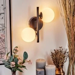 Chehalis Wandleuchte Glas 10 Cm Weiß, 2-flammig 25 Chehalis Wandleuchte Glas 10 Cm Weiß, 2-flammig -Lampe Verkäufe chehalis wandleuchte glas 10 cm h3757604 10